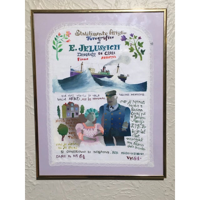 1984 Vjekoslav Vojo Radoičić E Jelussich Photography Studio Fiume Abbazia Croatia Portraits and Boats For Sale - Image 6 of 6