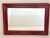 Industrial Mirror with Red Frame For Sale - Image 3 of 16