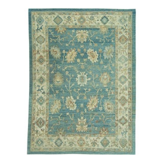 Turkish Oushak Old Wool Rug 10' x 13'7" #20000 For Sale