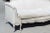 Shabby Chic Louis XV Style Vintage White Settee For Sale - Image 3 of 11