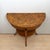 Biedermeier Demi-Lune Console in Cherrywood & Birch Burl, Franconia, 1830 For Sale - Image 4 of 18