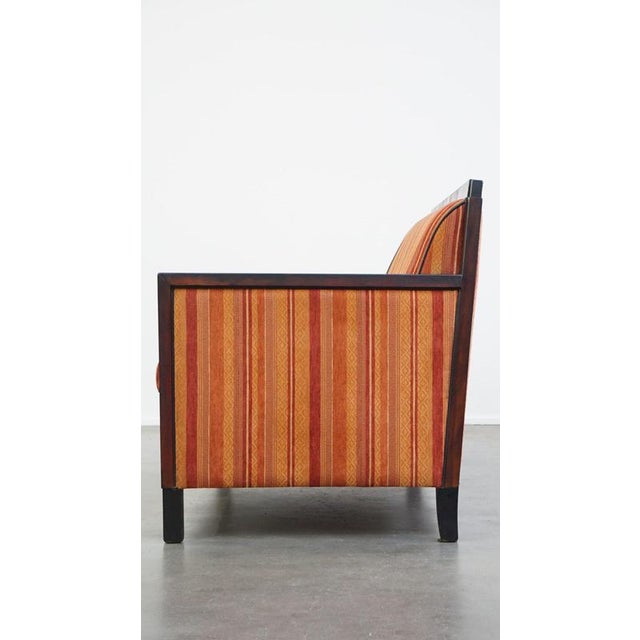 Art Deco 2.5 Seater Sofa in Fabric For Sale - Image 4 of 13