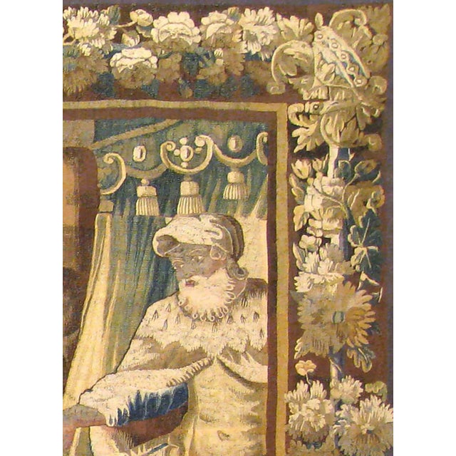 Traditional Antique 18th Century Flemish Biblical Tapestry For Sale - Image 3 of 11