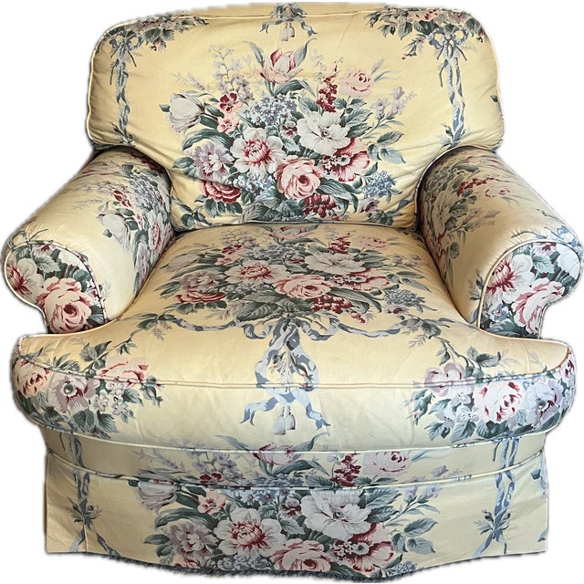 This vintage sofa set from Ralph Lauren is from an ocean block estate on Palm Beach. Manufactured by Henredon, purchased...