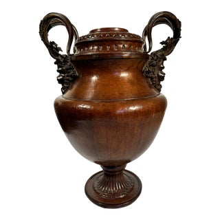 Mid 20th Century Copper Urn For Sale