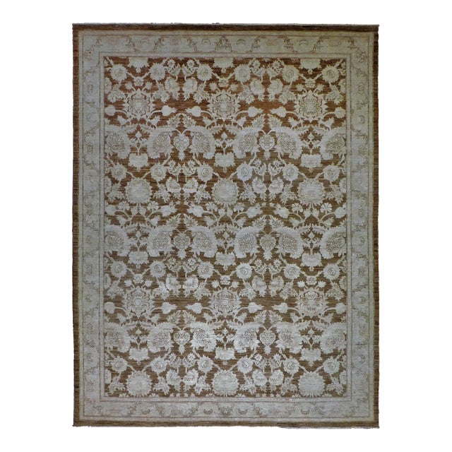 Fine Handmade Natural Dye Luxury Rug. 6'x 8'10" For Sale