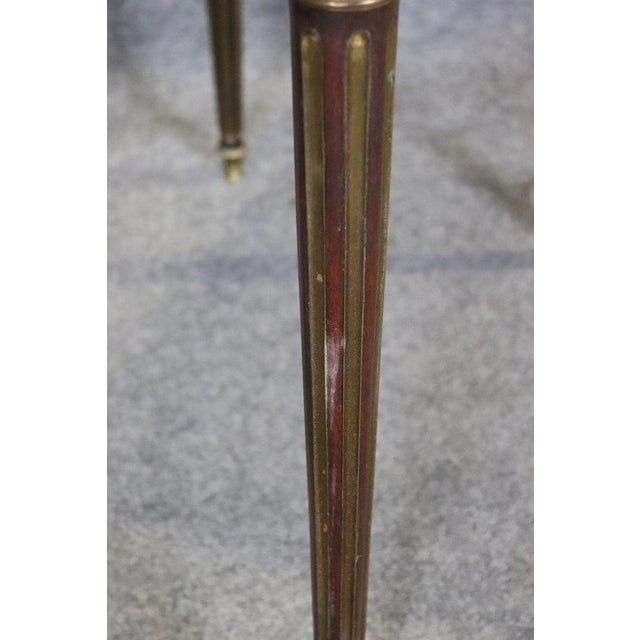 Brass Hand Painted Paul Sormani Ladies Roll Top Desk For Sale - Image 8 of 12