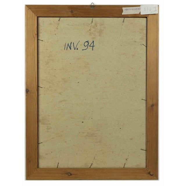 Signal 30 is a contemporary artwork realized by Leo Guida in 1970s Mixed colored watercolor on paper. Hand signed, titled...