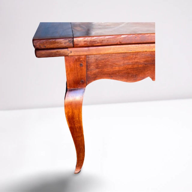 19th Century French Provincial Cherry Dining Table With Leaves For Sale - Image 10 of 12