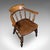 Antique Country House Captain's Chair, English, Smoker's Bow, Edwardian, c.1906 For Sale - Image 6 of 12