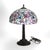Late 20th Century Arts & Crafts Leaded Stained Glass Table Lamp For Sale - Image 14 of 14