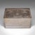 Gray 1930's Vintage Hotel Tea Chest For Sale - Image 8 of 12