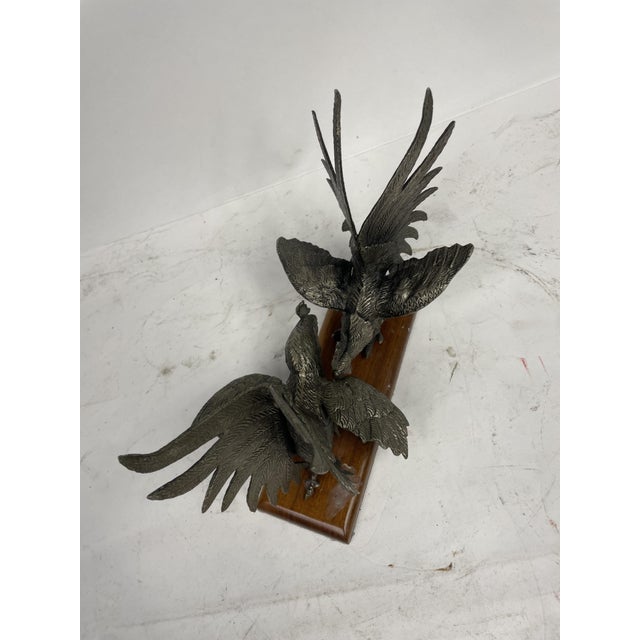 Vintage Gaul Fight Ornament, 1950s For Sale - Image 6 of 9