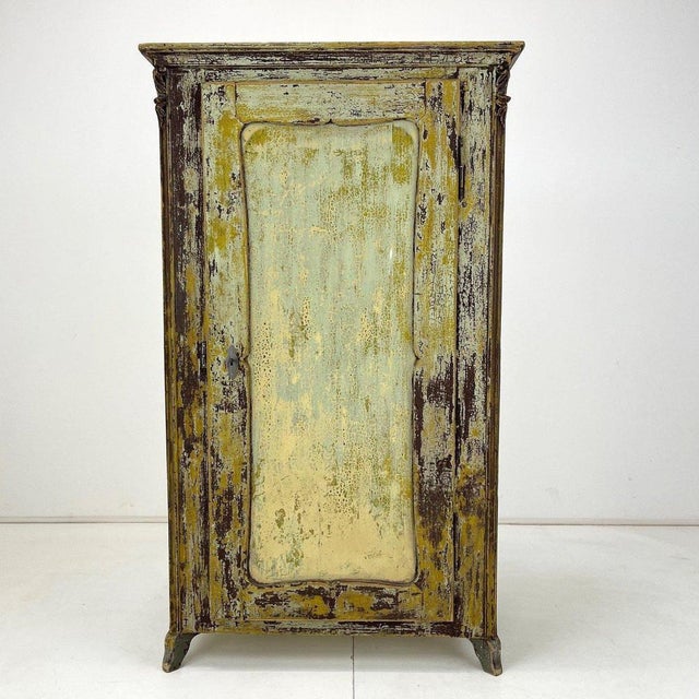 Beautiful antique food cabinet with an original paint which gives the cabinet a stunning patina. Original condition,...