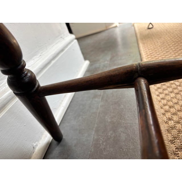 Antique American Windsor Chairs, a Pair For Sale - Image 11 of 13
