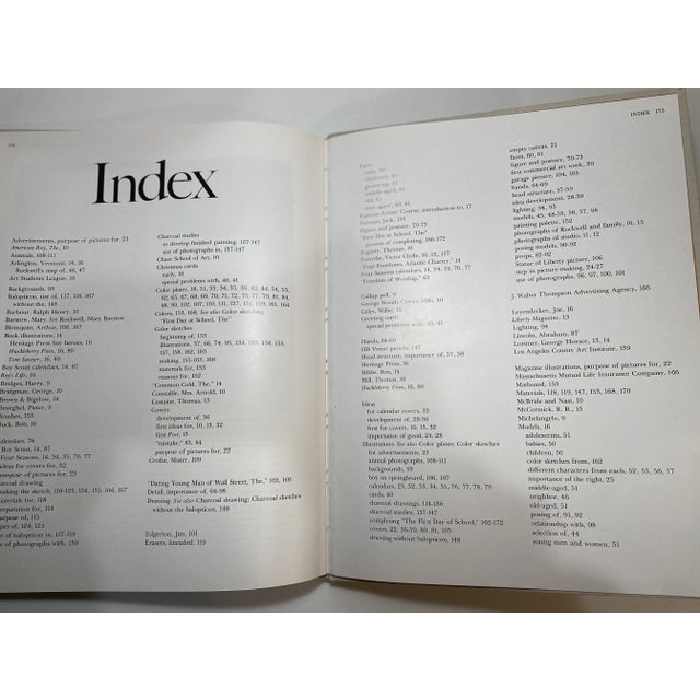 White 1979 Norman Rockwell Coffee Table Art Book - 1st Edition For Sale - Image 8 of 12