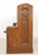 Mid 20th Century Reclaimed Gothic 5 Ft. Oak Church Pew Bench For Sale - Image 9 of 10