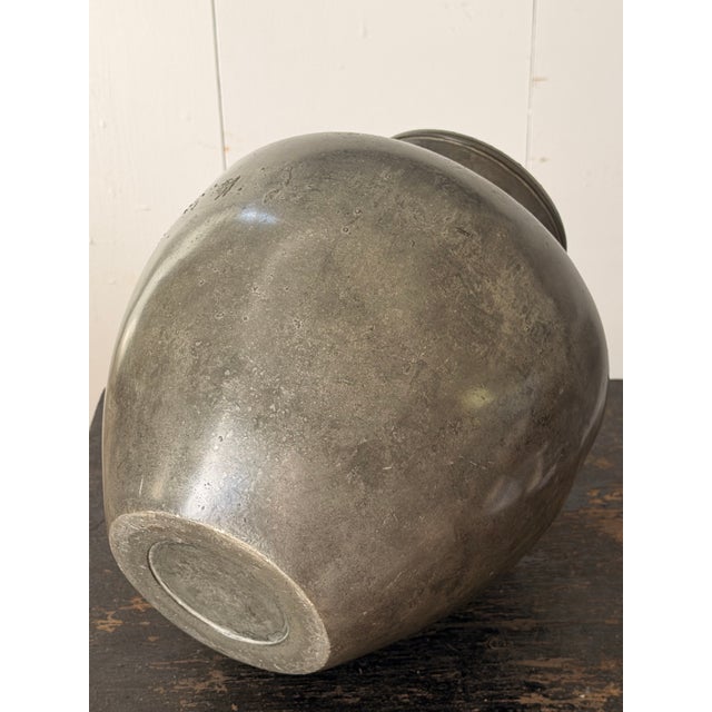 Early 20th Century Early 20th Century Cast Zinc Vase or Urn For Sale - Image 5 of 12