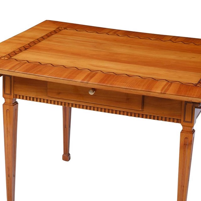 Traditional Louis XVI Style Dining Table, Southern Germany, 1790 For Sale - Image 3 of 12