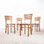 Oak Step Back Dining Chairs, 1950s, Set of 4 For Sale - Image 11 of 11