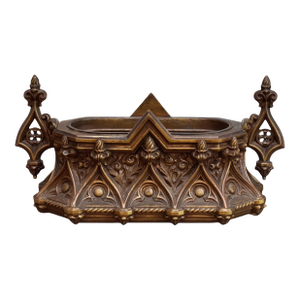 Mid-19th Century English Gothic Revival Cast Bronze Planter