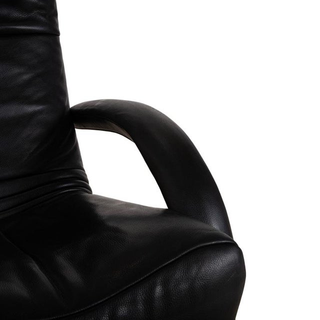 Yoga Chair in Black Leather from Jori For Sale - Image 5 of 17