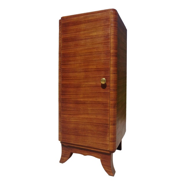 Vintage Art Deco Filing Cabinet, 1940s For Sale