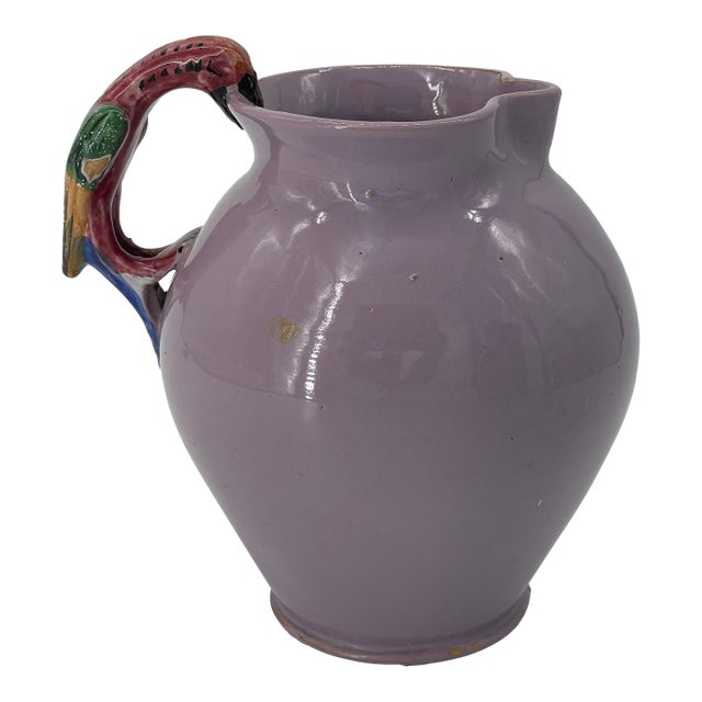 Vintage Italian Parrot Pitcher For Sale