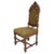 Renaissance Style High-Backed Chair in Solid Oak For Sale - Image 6 of 6
