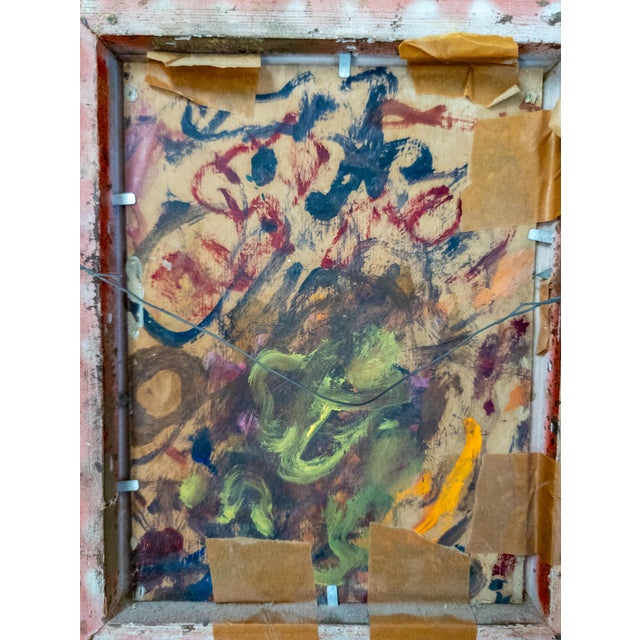 Early 20th Century Impressionist Oil Painting of Flower Garden, Unsigned For Sale - Image 9 of 9