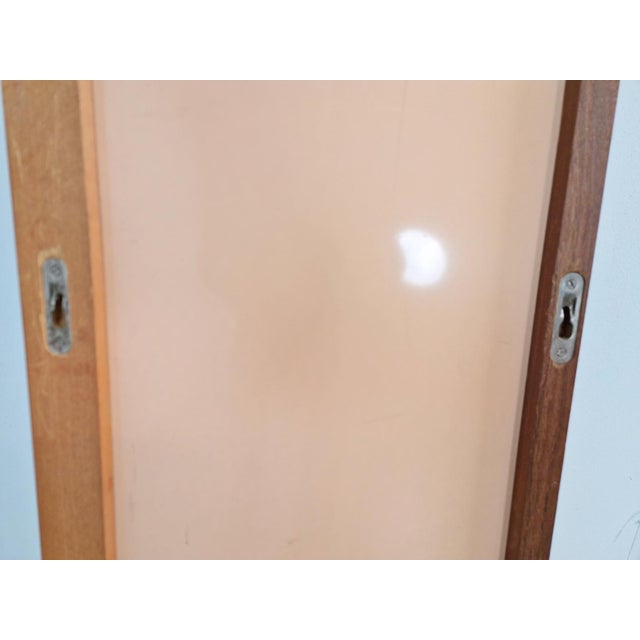 Wood Mid-Century Scandinavian Rectangular Teak Mirror from Webe, 1960s For Sale - Image 7 of 8