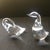 Mid-Century Modern Steuben Solid Crystal Waterfowl Figurines - Pair For Sale In New York - Image 6 of 8