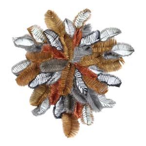 Chenille Variegated - Sculptural Three-Dimensional Wall Original Artwork by Atticus Adams