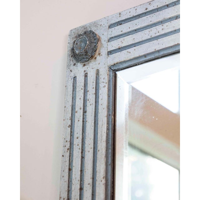 19th Century 19th Century Large Painted Napoleon III Mirror For Sale - Image 5 of 8