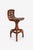 1970s California Craft Arthur Espenet Carpenter Three Leg Bar Stool in Walnut For Sale - Image 4 of 12