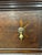 Brown Antique English Oak Sideboard With Inlay Design and Barley Twist Legs For Sale - Image 8 of 9