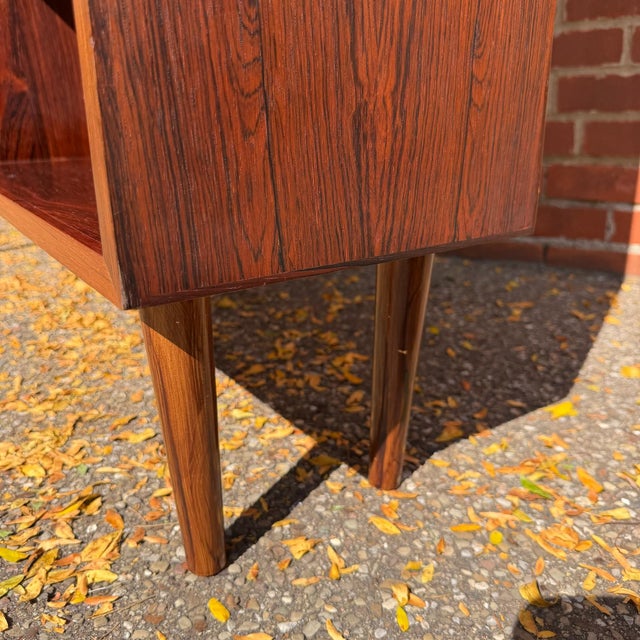 1960s Danish Modern Rosewood Bookcase With Adjustable Shelves For Sale - Image 11 of 12