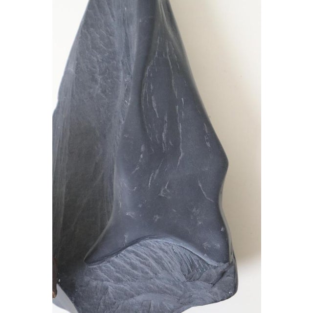 Mid-Century Modern Slate and Copper Wall Candleholder, 1960s For Sale - Image 4 of 13
