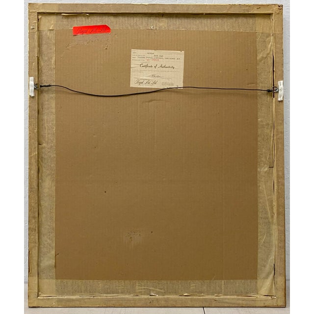 George Cronias (1925-2004) "Track Pals" Original Color Lithograph C.1960 For Sale - Image 12 of 13