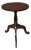 19th Century American Mahogany Tripod Tilt-Top Candle Stand or Wine Table For Sale