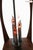 Elevate your space with this striking pair of vintage Italian Mid-Century Modern lantern table lamps. Featuring sculptural...