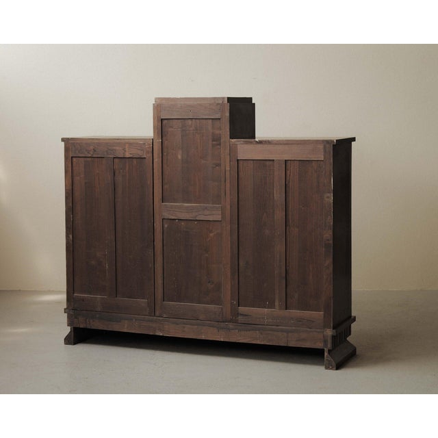 Art Deco Walnut Sideboard by Jacques Philippe, France, 1930s For Sale - Image 6 of 18