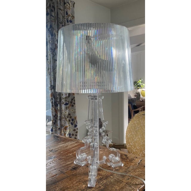 2000 - 2009 Kartell’s Bourgie Transparent Crystal Table Lamp by Ferruccio Laviani For Sale - Image 5 of 7