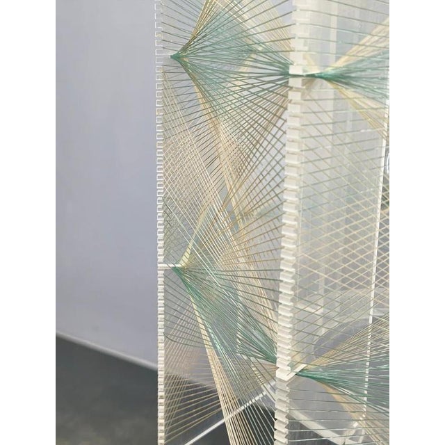 Space Age String Pendant Lamp in Plastic, Czechoslovakia, 1970s For Sale - Image 6 of 12