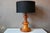 Large Brutalist Wooden Table Lamp, 1970s For Sale - Image 6 of 8