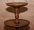 Wood Antique 3-Tiered Side Table in Hardwood For Sale - Image 7 of 13