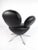 Mid-Century Modern Arne Jacobsen Style Swivel Lounge Chair For Sale - Image 3 of 7