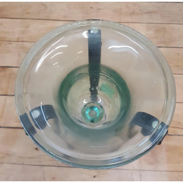 Sarreid Ltd. Sarreid Murano Glass Planter on Iron Stand For Sale - Image 4 of 7