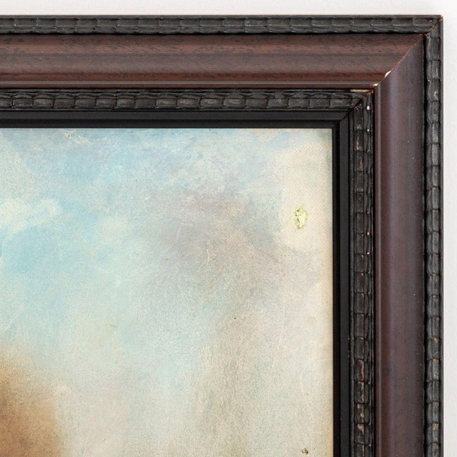 Eugene Delacroix French School Arabic Horseman Pastel, 19th C. For Sale - Image 4 of 8