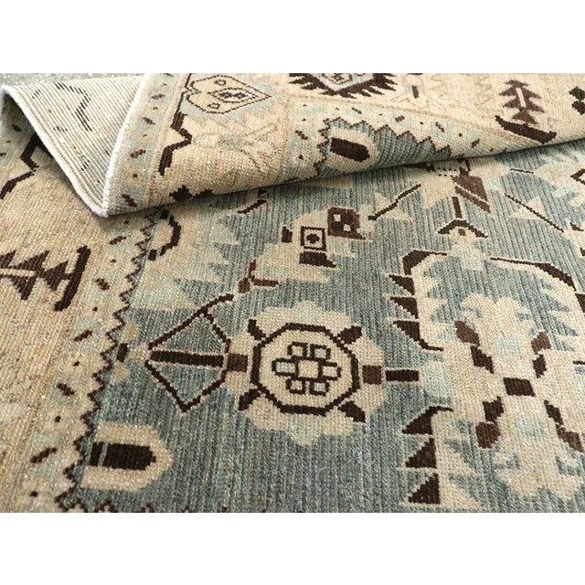 Textile Galerie Shabab Collection Mid-20th Century Persian Malayer Accent Rug For Sale - Image 7 of 7